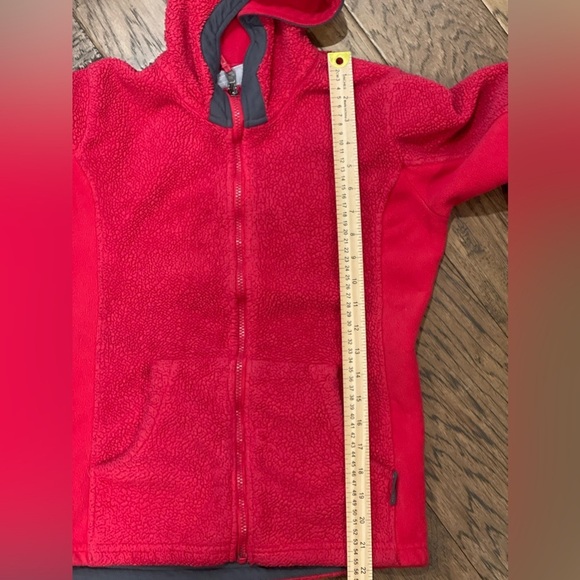 Columbia Full Zip Hooded Jacket Youth Size Large Hot Pink - Picture 16 of 16